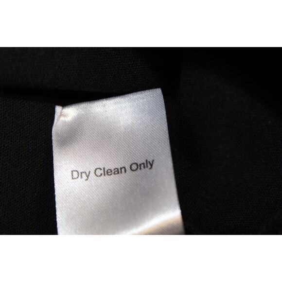 Cabi Women's 14 Black A-Line Midi Skirt Zip Eye Hook Closure - Picture 5 of 13